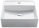 Elavo Ceramic Square Vessel White Sink