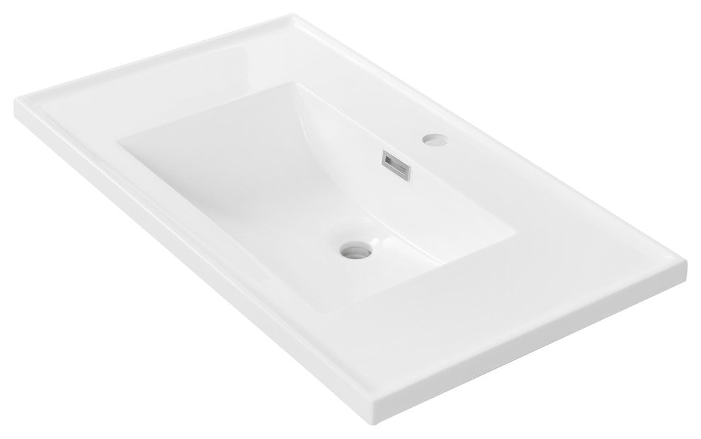 34" Solid Surface Resin Streamline K-1610-34 Vanity Top