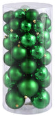 Vickerman 2.4" Shiny Ball, Set of 60, Green