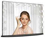 Hollywood Glow Lite Pro Vanity Mirror, Pro Black, Clear Led, Non-Bt