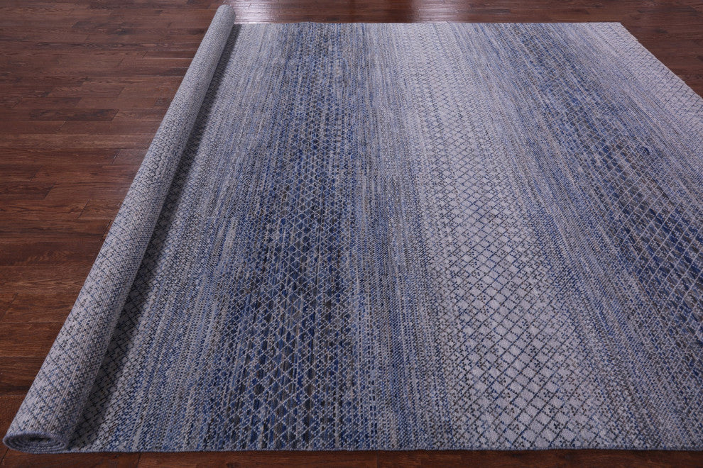 10' 0" X 14' 0" Handmade Savannah Grass Wool Rug - Q13194