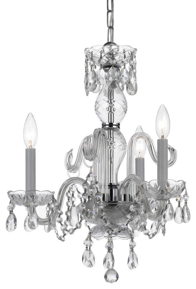 Crystorama Lighting Group 5044-CL-MWP Traditional Crystal 3 Light - Polished