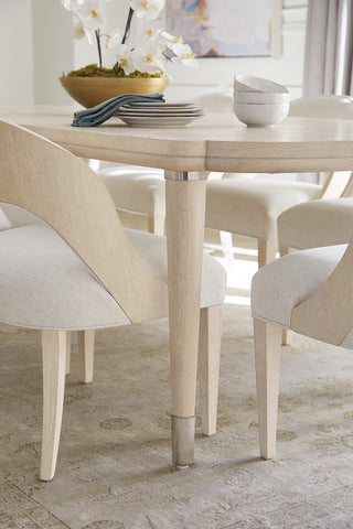 Nouveau Chic Rectangle Dining Table With1-22in Leaf