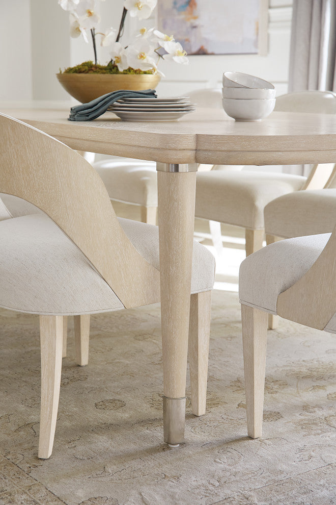 Nouveau Chic Rectangle Dining Table With1-22in Leaf
