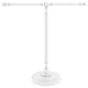 Vanity Top 2 Arm Guest Towel Holder, Matte White