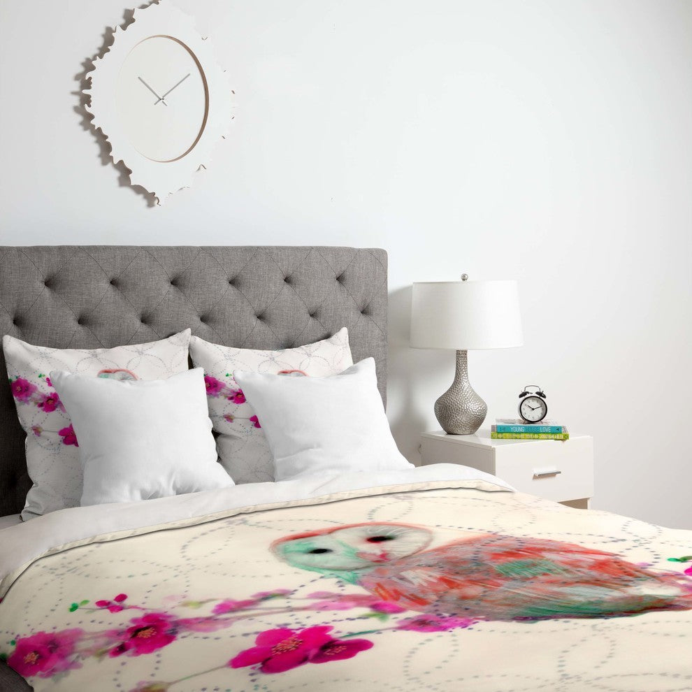 Deny Designs Hadley Hutton Quinceowl Duvet Cover - Lightweight