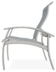 Belle Isle Sling Adjustable Outdoor Dining Chair, Charm/Snow