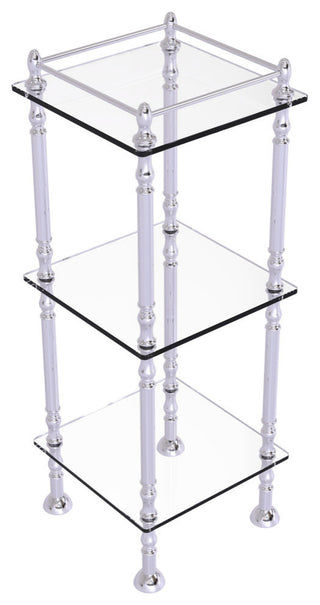 Allied Brass Three Tier Etagere With 14"x 14"Shelves