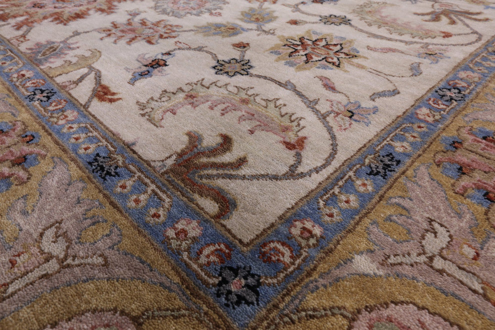Persian Tabriz Hand Knotted Wool Rug 8' 1" X 9' 10" Q9023