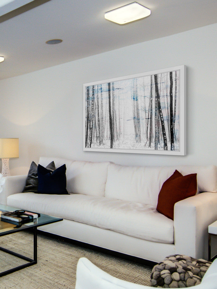 Parvez Taj "Thin Trees" Framed Painting Print, 30"x20"