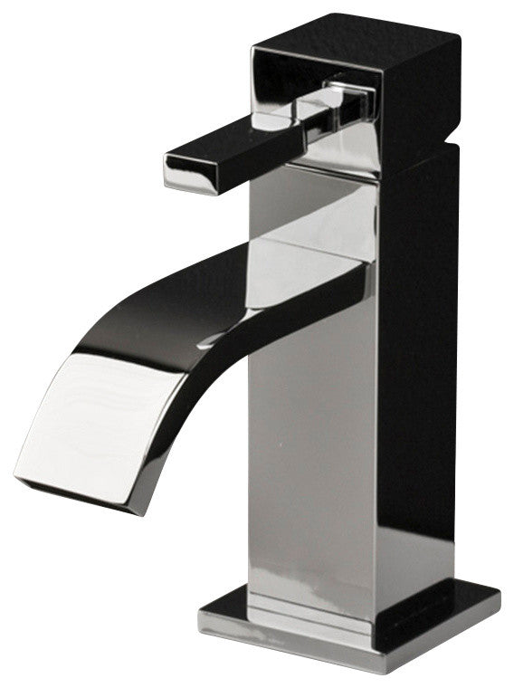 Lacava Kubista Collection Deck-Mount Single-Hole Faucet, Polished Chrome