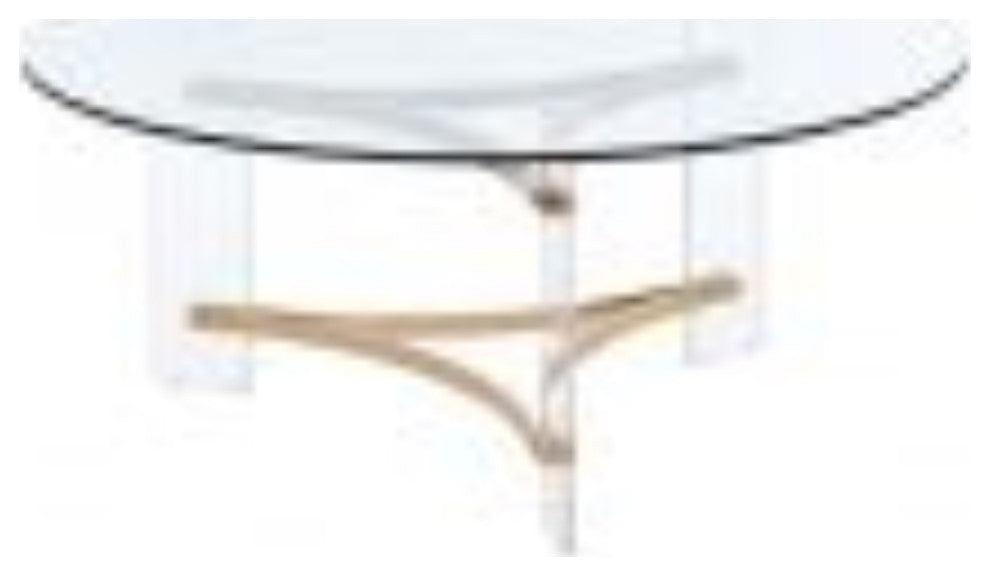 Lv01083 Coffee Table, Gold Finish, Sosi, 1-Piece/1Ctn