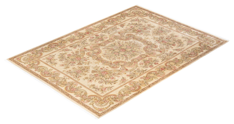 Mogul, One-of-a-Kind Hand-Knotted Area Rug Ivory, 8'3"x11'7"