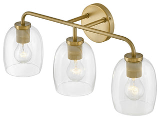 Lark 85013 Percy 3 Light 24"W Bathroom Vanity Light - Black