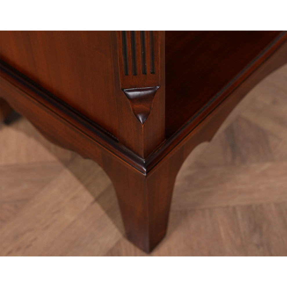Banded Mahogany Bookcase