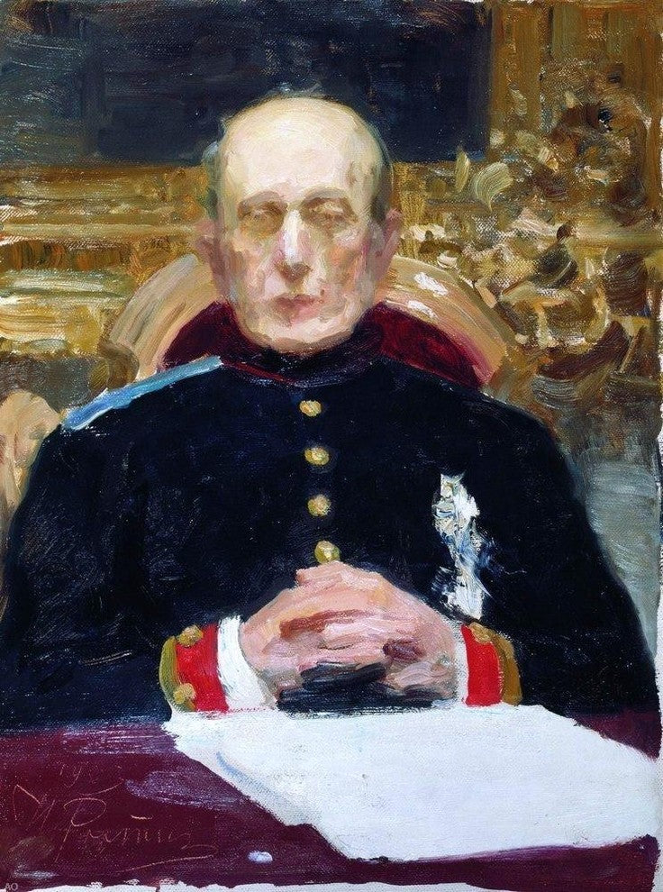 Ilia Efimovich Repin Portrait of Russian Wall Decal