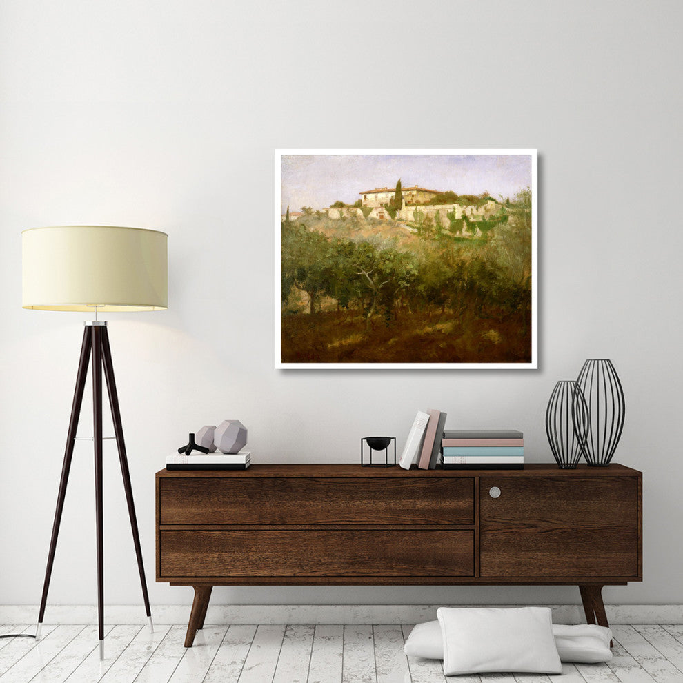 "Villa Castellani, 1887" Digital Paper Print by Frank Duveneck, 46"x39"