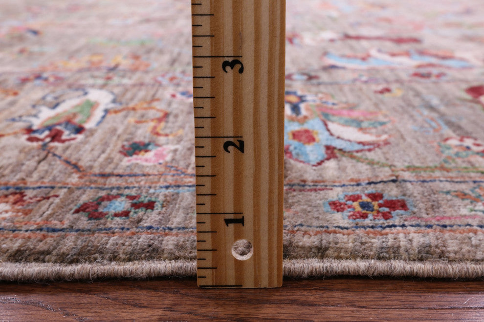 5' 8" X 7' 6" Persian Tabriz Hand Knotted Wool Rug Q11276