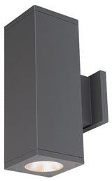 Cube Architectural 5" LED Wall-Light Away From Wall 33 Deg Beam 4000K, Graphite