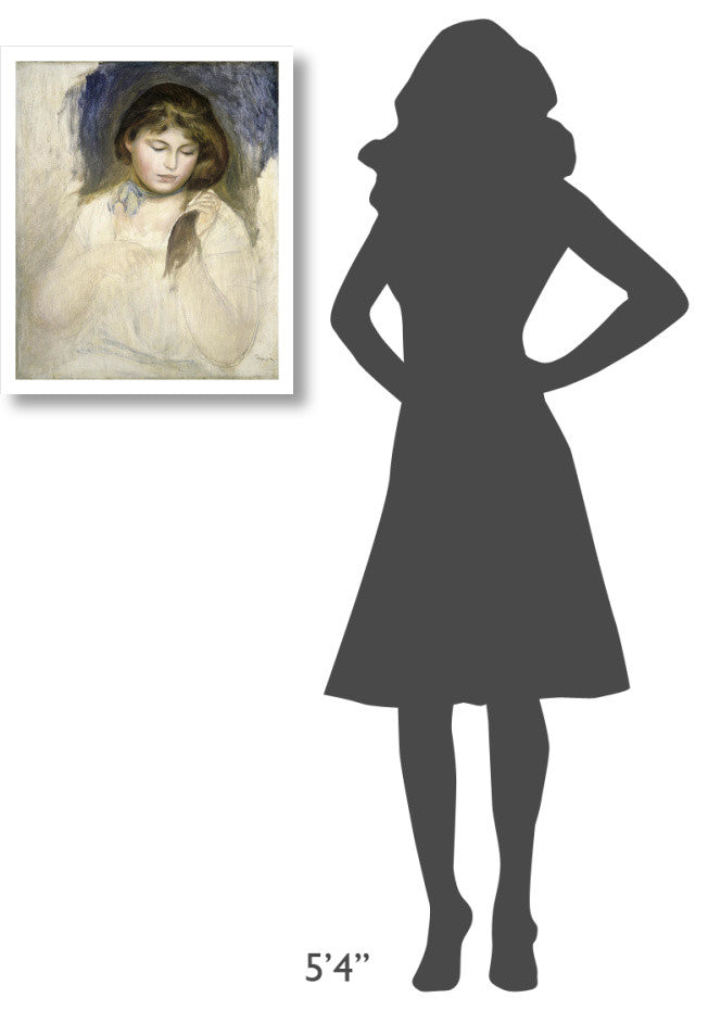 "Head of Gabrielle" Digital Paper Print by Pierre-Auguste Renoir, 20"x24"