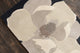 Allie Big Flower Contemporary Area Rug