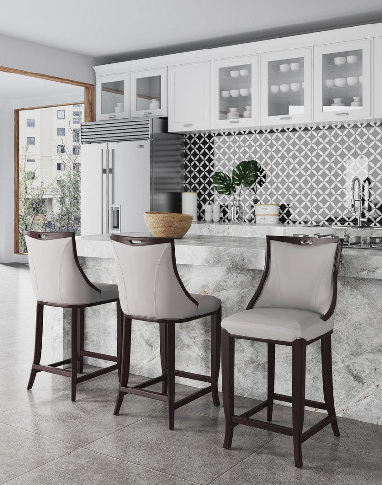 Manhattan Comfort Emperor Bar Stool, Set of 2