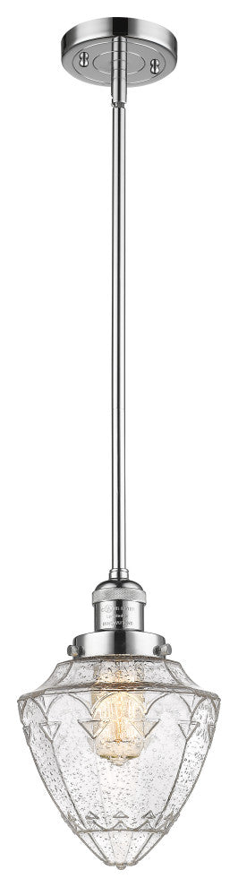 Innovations 201S-PC-G664-7-LED 1 Light Mini Pendant, Polished Chrome