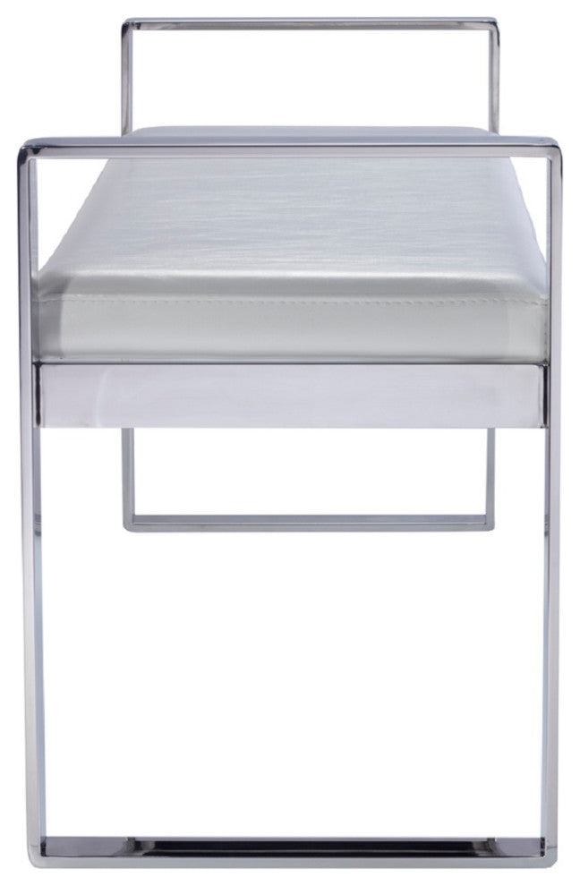 Pasargad Home Luxe Collection Bench, Leather