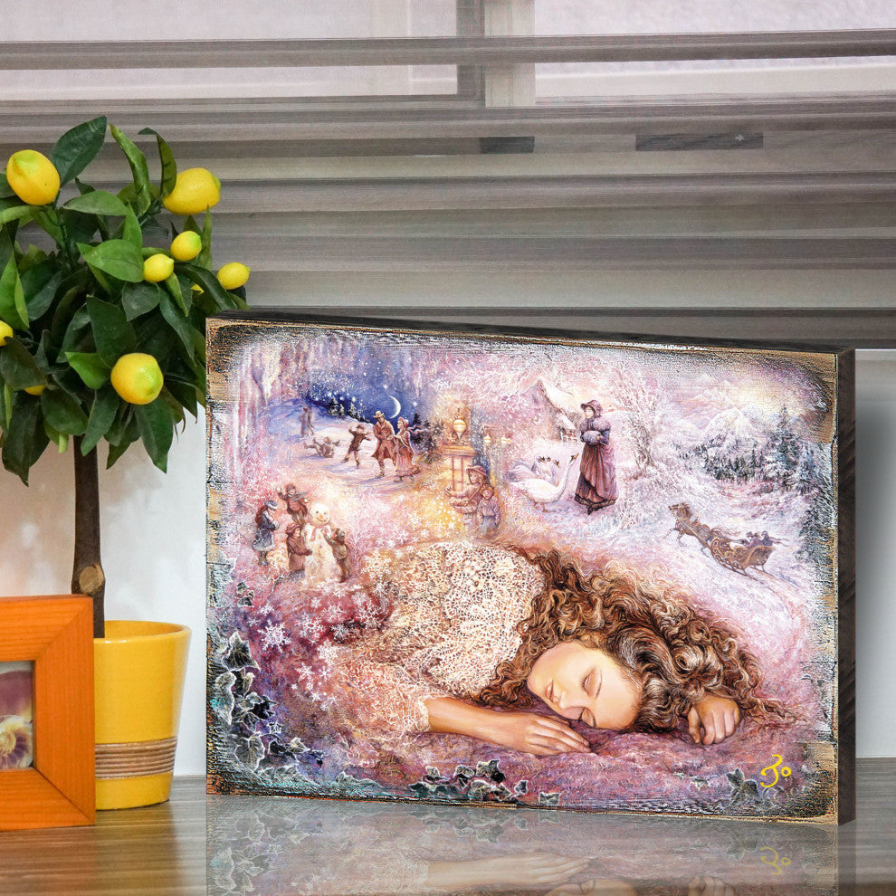 Winter Dream Wall and Table Top Wooden Decor, 48x36