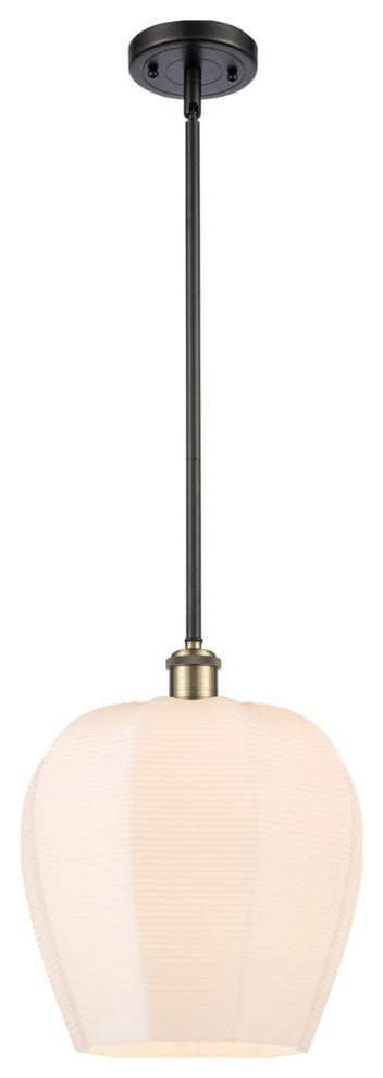 Innovations 516-1S-BAB-G461-12 1-Light Mini Pendant, Black Antique Brass