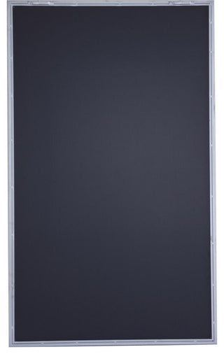 Elegant Eternity Metal Frame Rectangle Mirror 24 Inch Silver