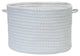 Colonial Mills Basket Ticking Solid Basket Gray Round