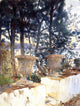 John Singer Sargent Corfu: The Terrace, 21"x28" Wall Decal