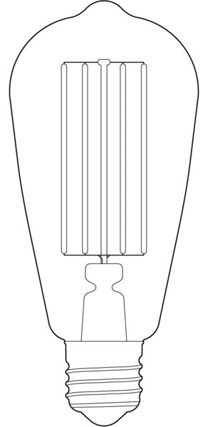 Squirell Cage Light Bulb, Set of 8