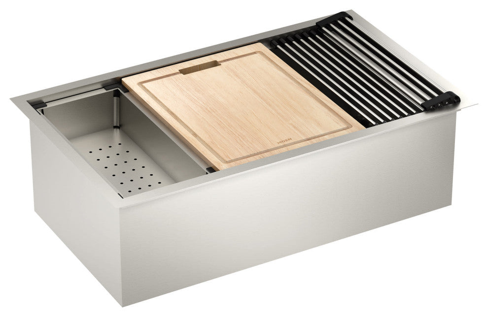 Moen GS181020BUX 1800 Series 32" Undermount Single Basin - Stainless