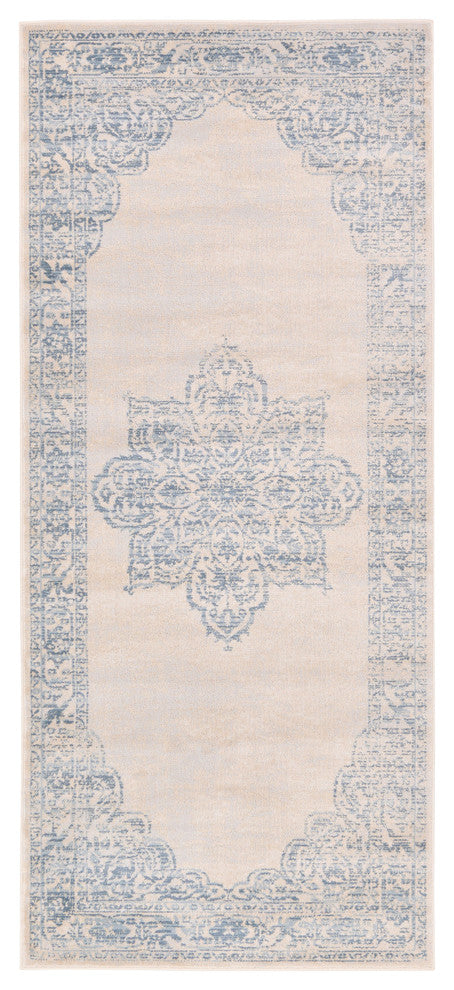Unique Loom Beige Fremont Paris 2'' 7 x 6'' 0 Runner Rug