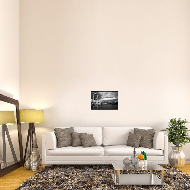 "Movement" Framed Canvas Giclee by Arthit Somsakul, 25x17"