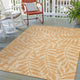 Indoor/Outdoor Sedona SN5 Wheat Machine Washable 8' x 10' Rug