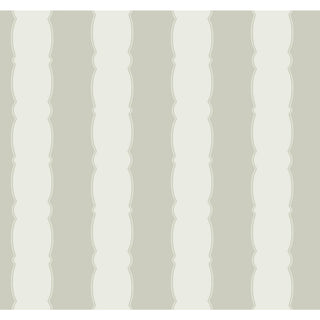 Scalloped Stripe Wallpaper