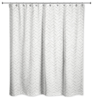 Woven Texture 5 71x74 Shower Curtain
