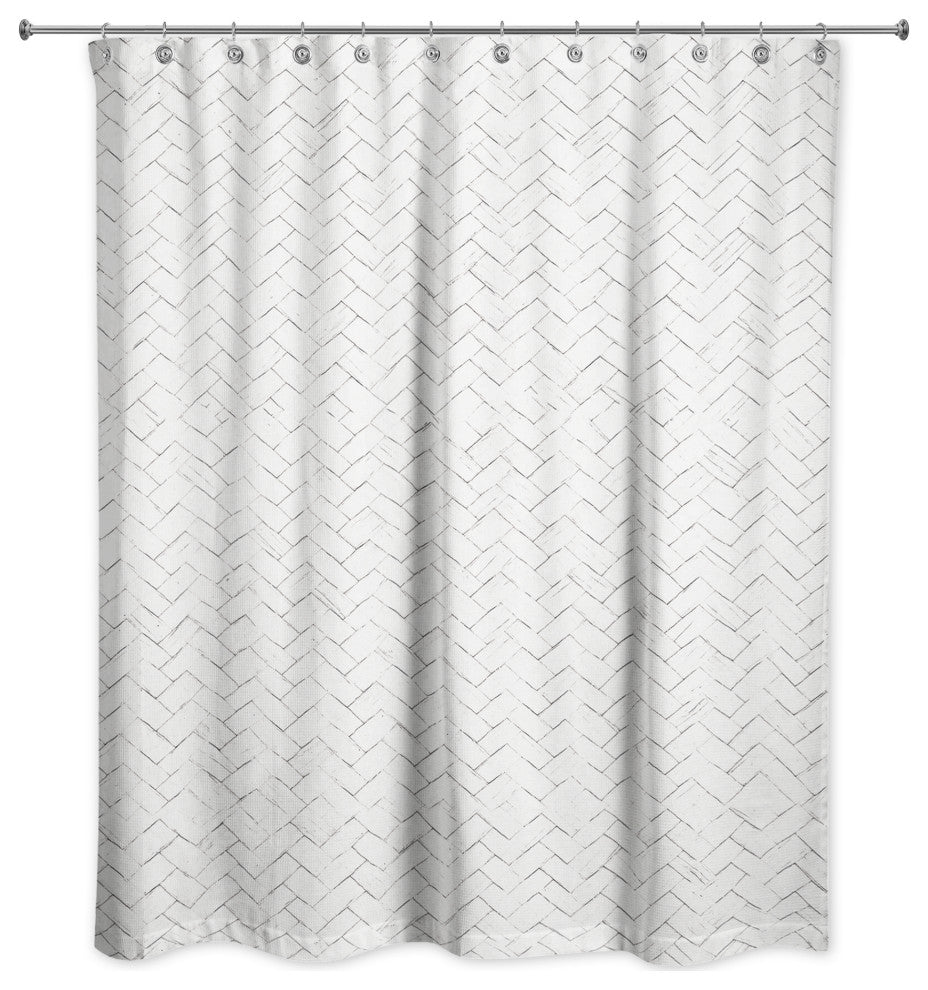 Woven Texture 5 71x74 Shower Curtain