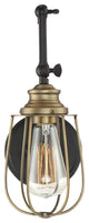 Savoy House Meridian 1 Light Wall Sconce English Rubbed Bronze
