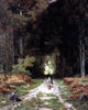 Jules Joseph Augustin Laurens Equestrienne on a Wooded Lane Wall Decal