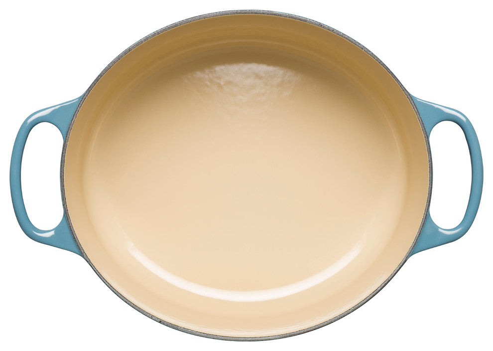 Le Creuset Signature Cast Iron Oval Casserole, 29 cm, Marine