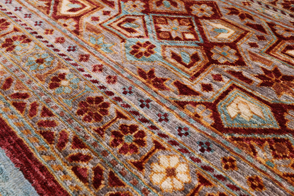 5' 7" X 8' 2" Super Kazak Khorjin Handmade Rug Q7545
