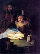 Alessandro Longhi Painting and Merit, 21"x28" Wall Decal Print