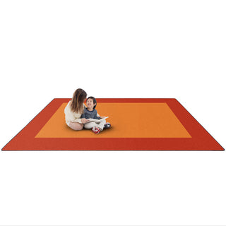 All Around Rug, Orange, Rectangle, 129"x92"