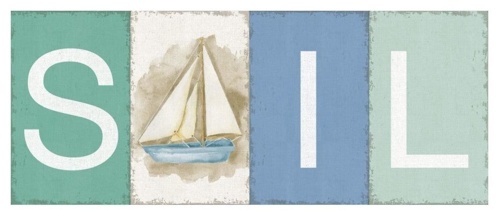 "New Horizons Sail" Digital Paper Print by Elyse DeNeige, 62"x26"