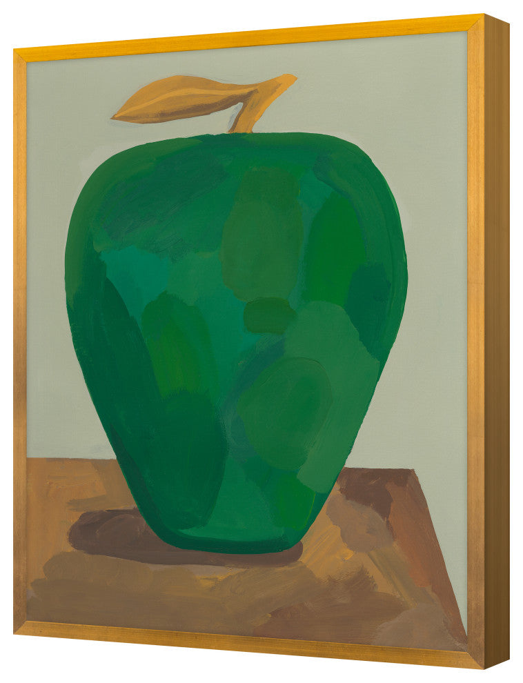 Marble Apple Fine Art Print, Gold, 18"x14"