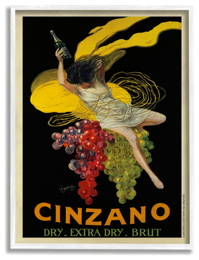Cinzano Vintage Poster Wine Design, 11 x 14